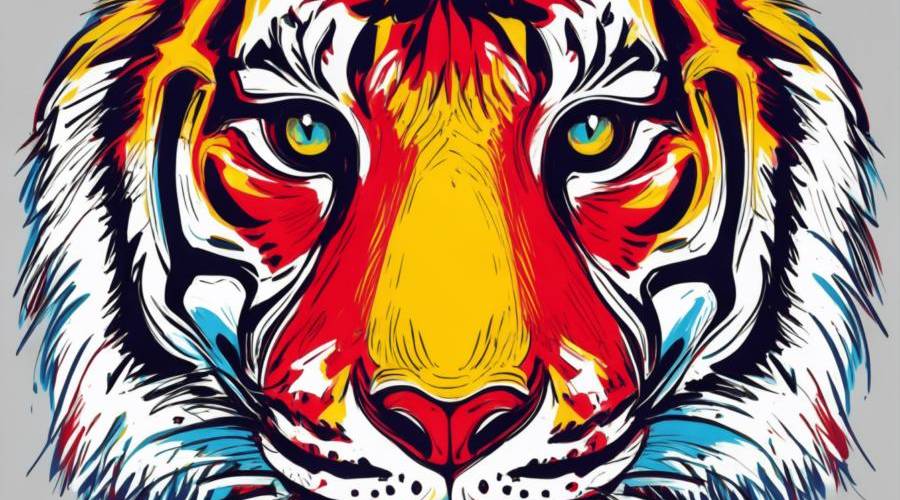 AI-generated tiger motif as an example of Instagram content AI-generated tiger motif as an example of Instagram content